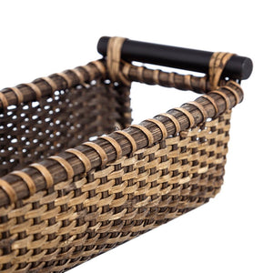 Set of 2 Rattan Baskets