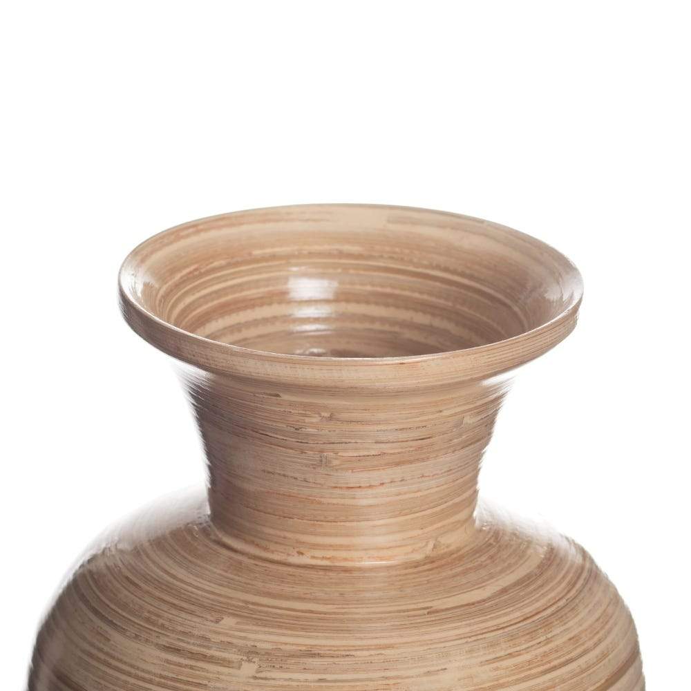 Beige Bamboo Vase (Large)