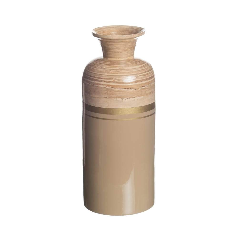 Beige Bamboo Vase (Large)