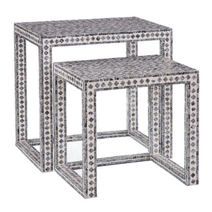 Mother of Pearl Tables (Set of 2)