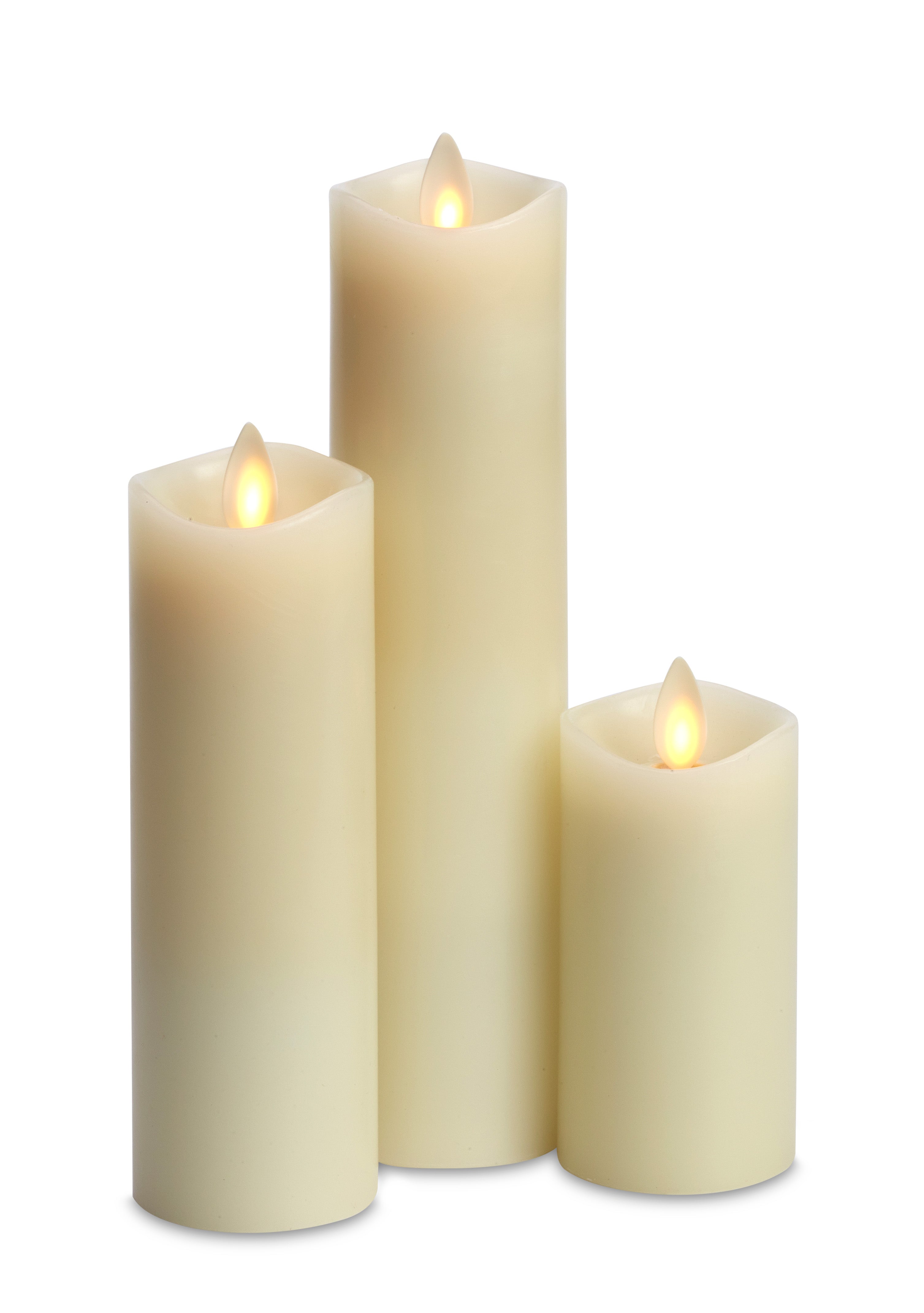 Luminara Ivory Mini Pillar Candle 20cm